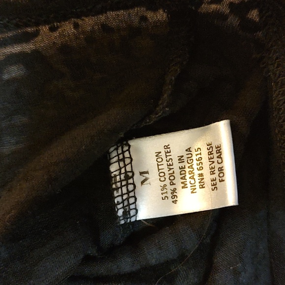 Sheer black top - Picture 4 of 5